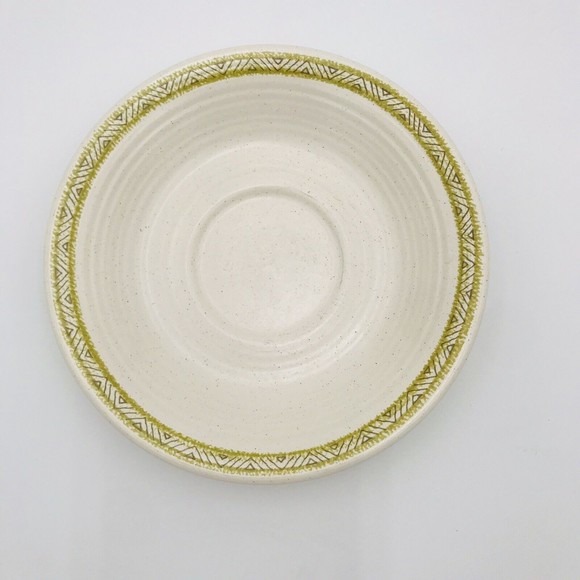 Franciscan Earthenware Hacienda Green Saucer Vintage 1970s Logo Design - Picture 5 of 6